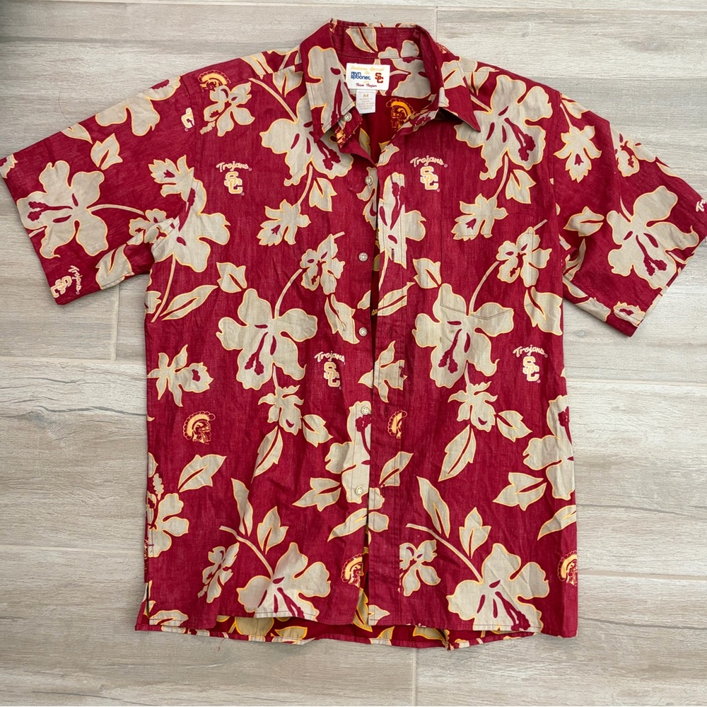 reyn spooner USC Trojans Short-Sleeve Button-Up Shirt